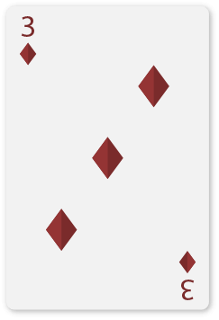 Three of Diamonds