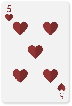 Five of Hearts