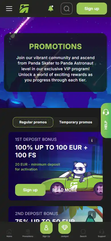 FastPay Casino promotions on mobile