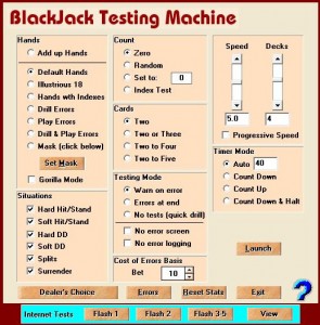 Casino Verite Drills Menu