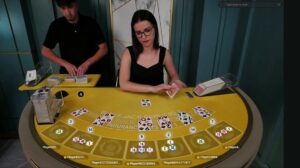 Blackjack table