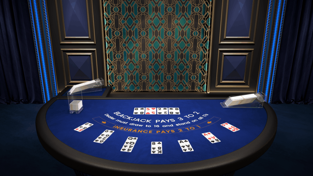Blackjack X game table
