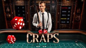 Live Craps table