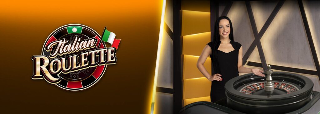 Italian Roulette game table