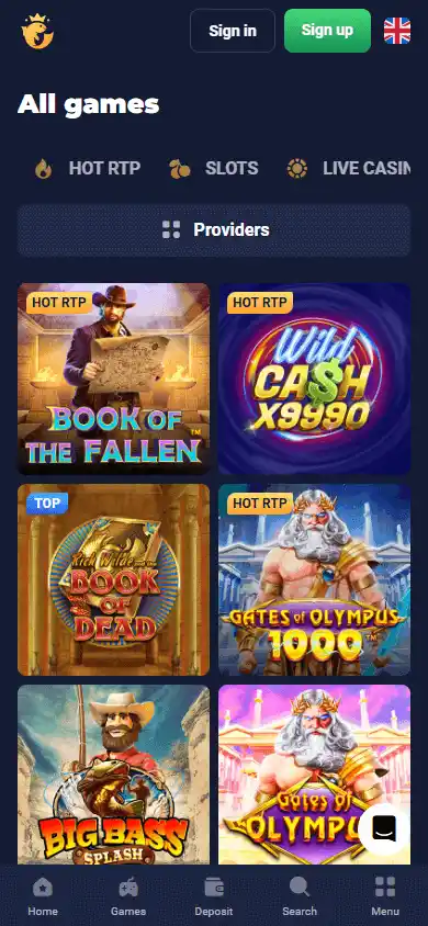 Joo Casino games on mobile