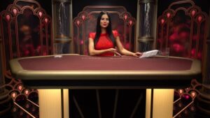 Lightning Baccarat table