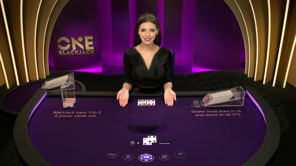 ONE Blackjack game table
