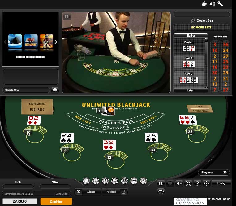 Playtech Unlimited Blackjack