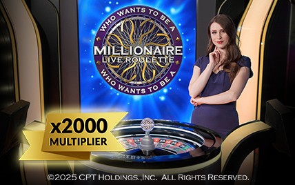 Who Wants To Be a Millionaire? Roulette game table