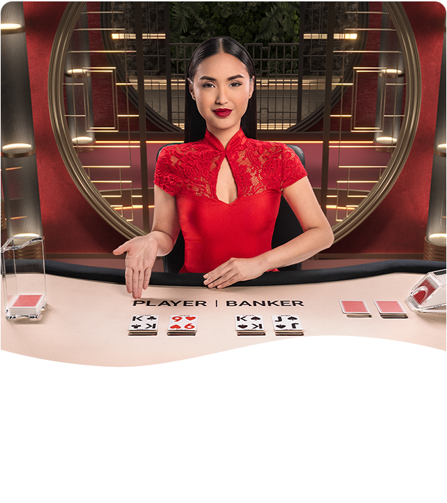 Baccarat game table