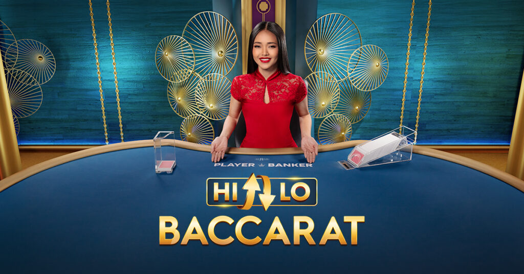 Hi Lo Baccarat game table