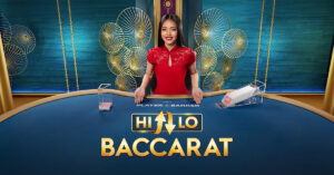 Hi Lo Baccarat table