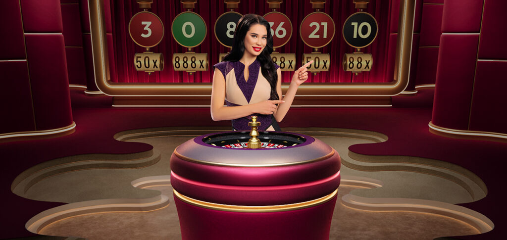 Lucky 6 Roulette game table