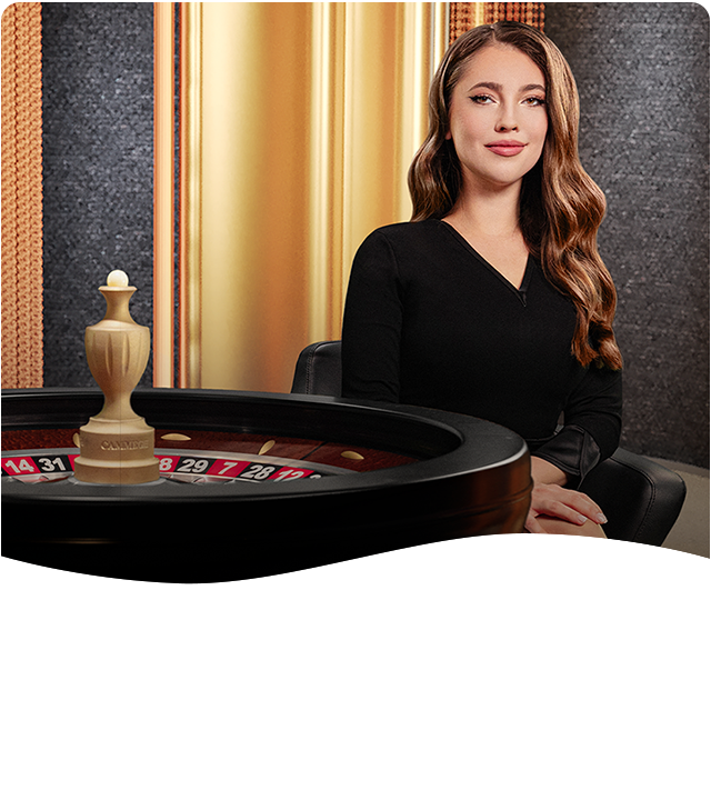Roulette game table