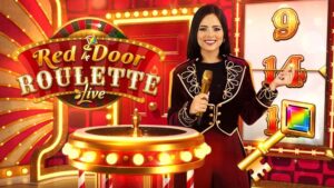 Red Door Roulette table